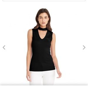 Michael Stars Black Choker Tank
